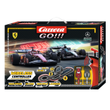 AUTORAMA CARRERA GO PISTA ELÉTRICA FORMULA TRACK ATTACK COM 5,3 METROS 2 CARROS 1/43 E 2 CONTROLES SEM FIO 20062617